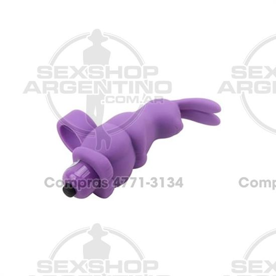 Conejo Estimulador vibrador para dedo 7 velocidades